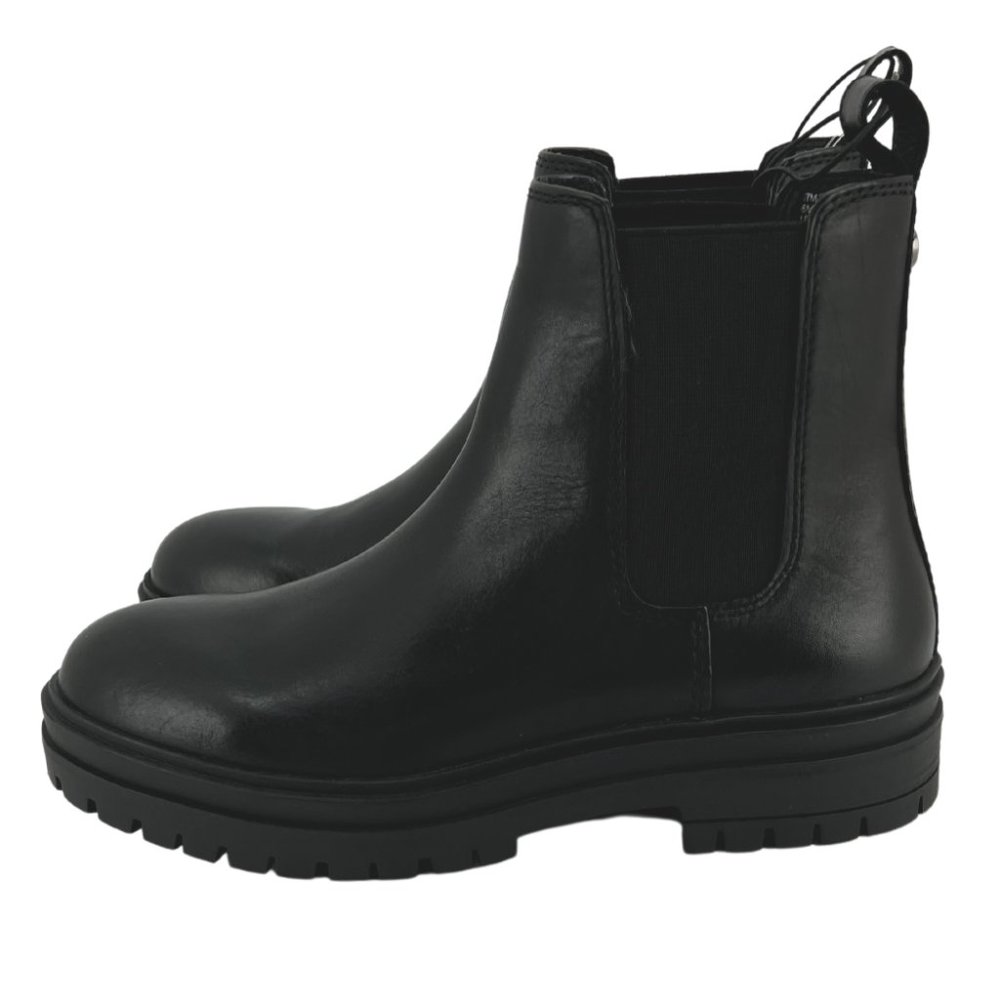 Steve Madden | Women's Leather Chelsea Boots | Black | Various Sizes - Picture 4 of 6